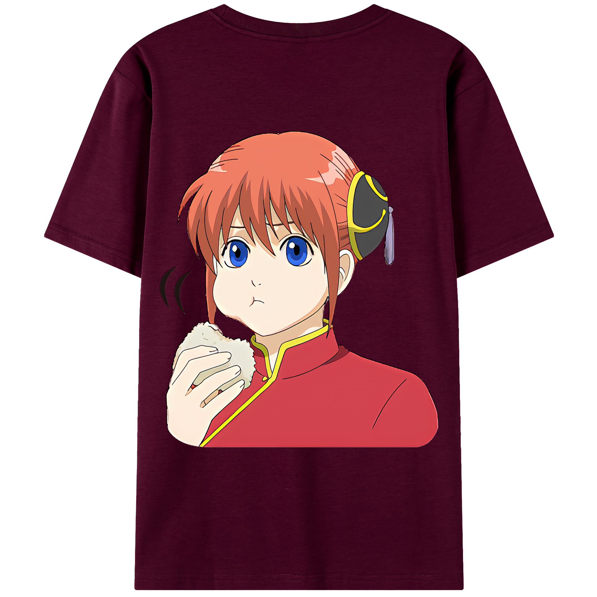 （画像用） ぎんたま 坂田銀時（さかたぎんとき） 神楽 志村新八（しむら しんぱち） GINTAMA Sakata Gintoki Kagura Shimura Shinpachi レディース半袖Tシャツ(バックプリント)
